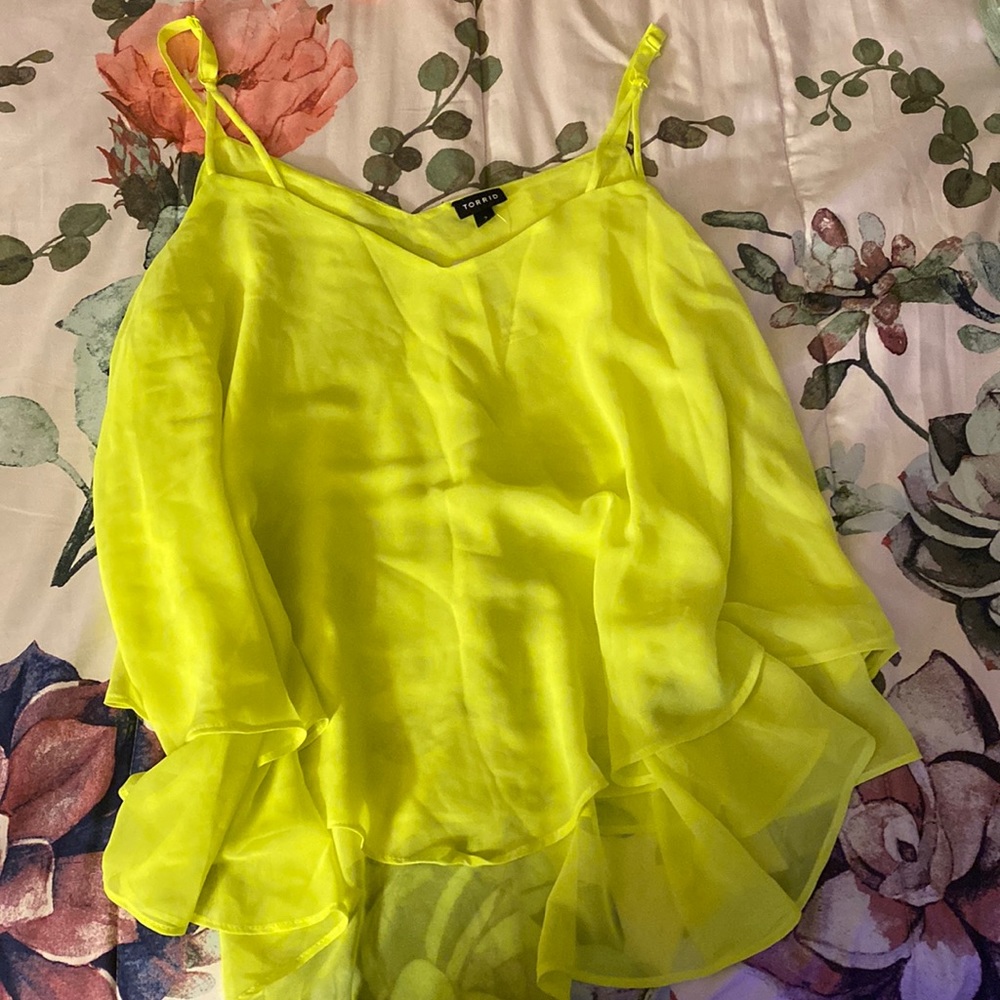 Neon yellow cami
